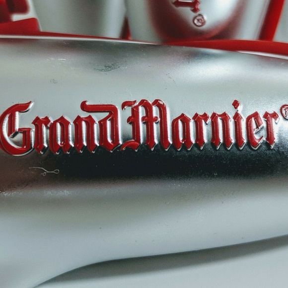 Lot (4)Grand Marnier side car plastic shot glasses - Picture 4 of 5